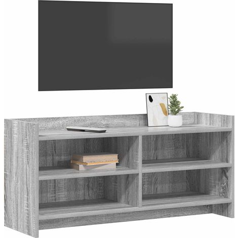 Mobile TV Armadietto TV Mobile Porta TV 100 x 33 x 47 cm Sonoma grigio Legno ingegnerizzato (1/5)