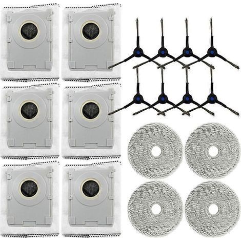 Pièces détachées pour aspirateur robot Ecovacs Deebot Mini : sacs à poussière, brosse latérale, sac poubelle, etc. (1/5)