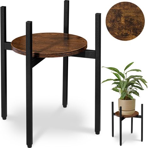 Torre Rustic Loft Blumenständer, 40 cm, schwarz