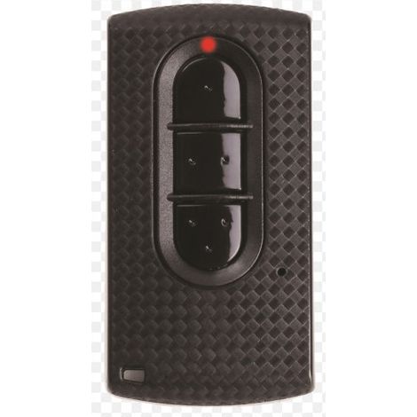 Télécommande / Emetteur 3 canaux 433 Mhz BOITIER GRIS BOUTONS GRIS PRASTEL (1/6)