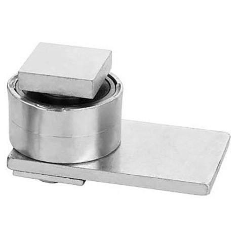 Pivot pour portail avec roulement Ø 70 mm – Joint torique pour étanchéité – Charge maximale 1000 kg – Pour grandes portes hangars – Ebro