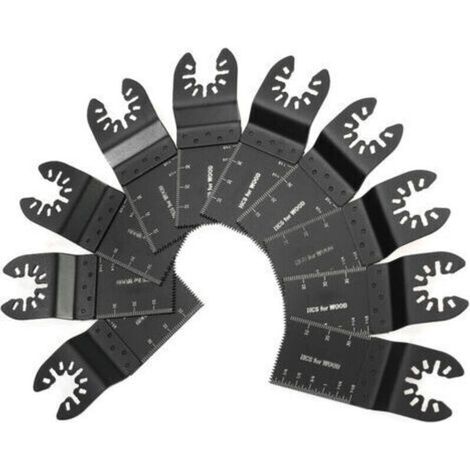 Lame d'accessoires pour outils électriques 10 pièces, ensemble de lames de scie au trésor universelles 10 pièces Ikodm