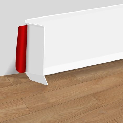 Plinthe autocollante en vinyle 3M, plinthe flexible de 10 cm de large, pour sol, mur, base et plus encore (1/5)