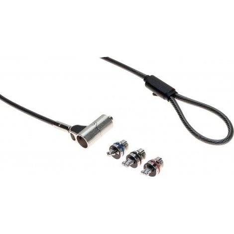 Vorhängeschloss dacomex 3 austauschbare Köpfe Kabel 2 Meter