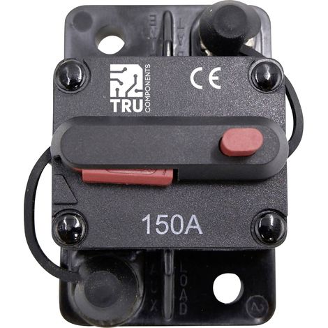 TRU COMPONENTS TC-13596604 Disjoncteur 150 A noir 1 pc(s) (1/4)