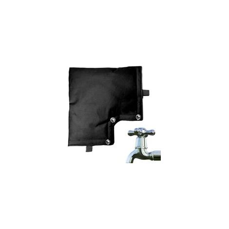 Anti-refoulement – Couverture isolante, contre le gel, enveloppe de robinet, extérieure, accessoire de contre les arroseurs, outil durable résistant aux intempéries,noir (1/5)