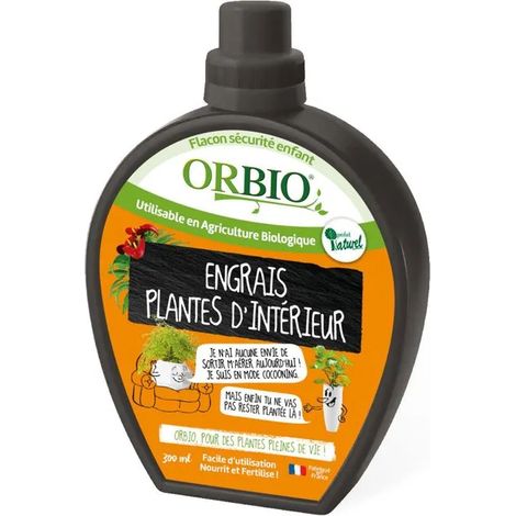 Fertilizante líquido Orbio obieclpi300 orgánico fácil uso 300ml (1/3)