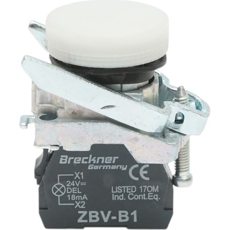 Indicatore di segnale LED bianco 24V, 18mA, TB4 Breckner Germany (1/5)