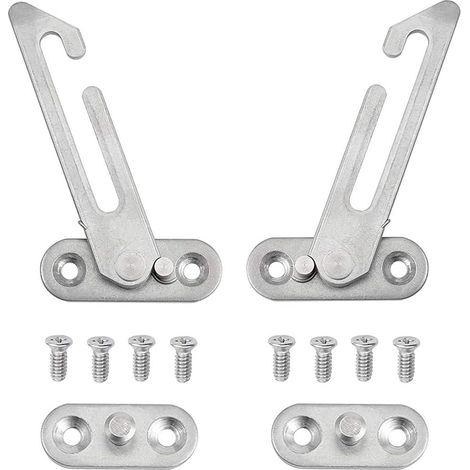 Set mit 2 UPVC-Fensterhebern – Edelstahl 304 – mit Schrauben – für linke und rechte Fenster