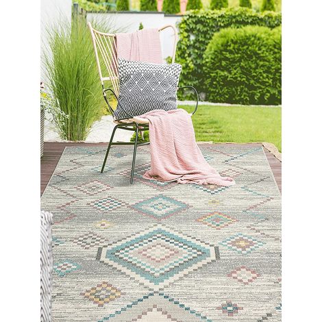 Palma tapis intérieur extérieur moderne crème, 140 x 200 cm (1/5)