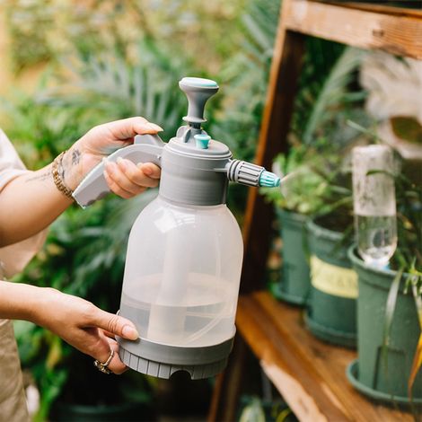 Bouteille Pulvérisatrice Sous Pression - Arrosoir Jardin Avec Pulvérisation Réglable - Pour Arrosage Plantes Entretien Voiture - 2 L (1/5)
