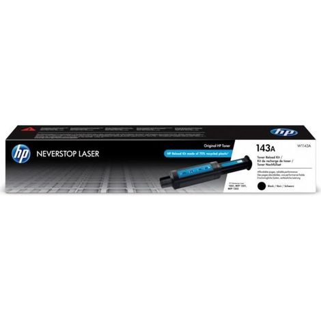 Recharge de toner noir HP 143A Neverstop authentique (W1143A) pour HP Neverstop 1000/1200 series (1/5)