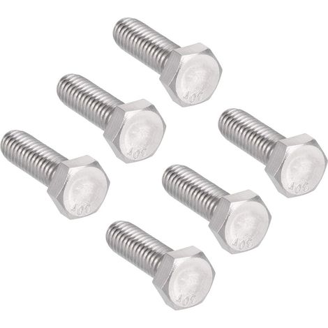 Boulon Hexagonaux 5/16-18x1" Acier Inoxydable 304 6pcs (1/5)