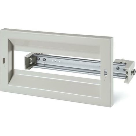 Scame pannello standart con feritoia din completo di din kit din mis. 1 12 moduli 655.32020