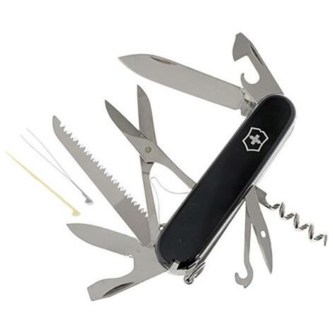 Couteau suisse Victorinox Huntsman 1.3713.3 Nombre de fonctions 15 noir 1 pc(s) W96352 (1/2)