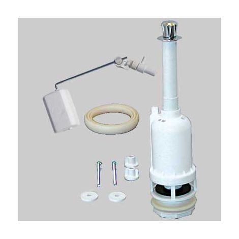 MECCANISMO IN PVC PER CASSETTA MONOBLOCCO ATTACCO LATERALE  3/8     MADE IN ITALY
