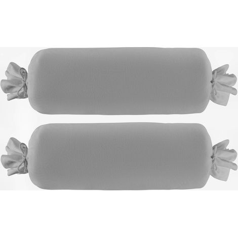 Mömax Kissenhüllen-Set Basic Anthrazit, 2-Stück