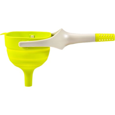 Kitchen Funnel Foldable Silicone Funnel Dispenser 4.1in Wide Mouth Handheld Funnel for Oil Wine (1/5)