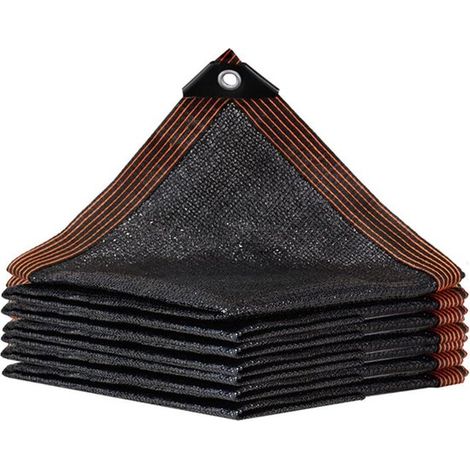 Telo ombreggiante - Vela ombreggiante - Mantiene il tuo giardino soleggiato - Protezione UV 85% - 3x6 metri - Nero (1/5)