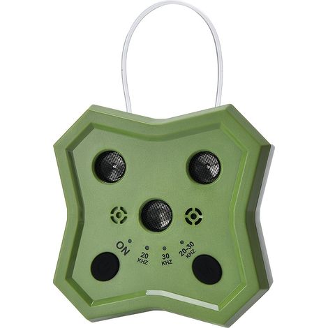 Dispositivo Antiladridos Ultrasónico Recargable USB, 3 Modos Frecuencia IPX4 Resistente al Agua Alcance 15m – Ideal para Interior y Exterior (1/5)