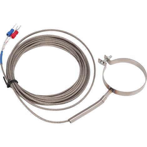 Thermoelement-Gewinde, hohe Empfindlichkeit, breiter Messbereich 0–400 °C, Temperaturreglersonde in verschiedenen Größen für die Industrie, 4 Meter (1/5)