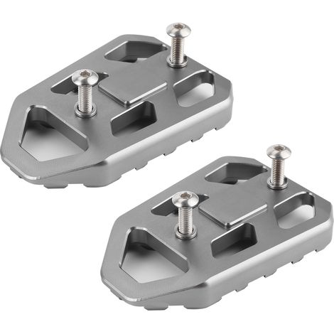 Breite, CNC-gefräste Motorradfußrasten aus Aluminiumlegierung, passgenaue Pedale für Suzuki DL650, DL1000, V-Strom, 650XT/1000XT, Titanfarbe (1/5)