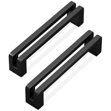 10 Pcs Poignee de Meuble Entraxe 160mm Poignées de Tiroir en Alliage de Zinc Style Moderne avec Vis,de dyk. (1/4)