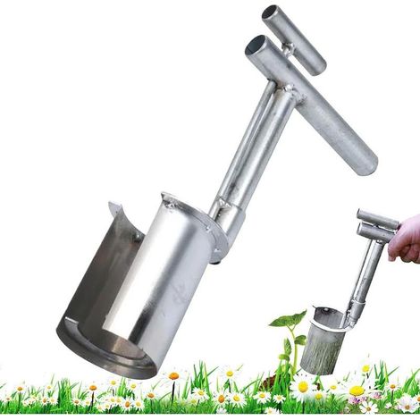 Gartenpflanzgerät, Baumpflanzgerät, Blumenzwiebelpflanzwerkzeug aus Edelstahl, Pflanzgerät, tragbares Gartenpflanzgerät zum Ausgraben (1/5)