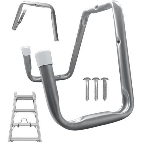 Garage Storage Ladder Hooks, Heavy Duty Ladder Hook, Providing Strong And Convenient Storage for Hoses Ladders Tools Garden Shed Workshop Backyard Basement Studio Indoor Outdoor Use (1/5)