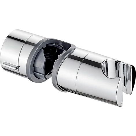 CSPARCV Duschkopfhalterung, verstellbare Duschkopfklemme, Chrom (1/4)