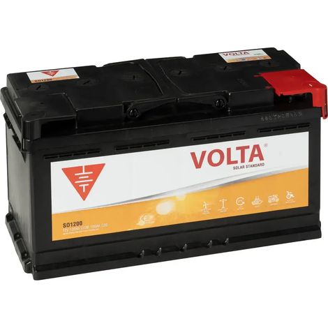Batería Solar SO1200D De 120Ah Volta