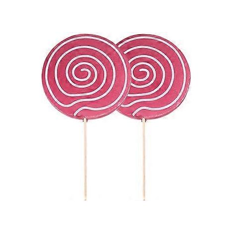 Lot de 2 sucettes décoratives factices, accessoires de fête et festival. (1/2)