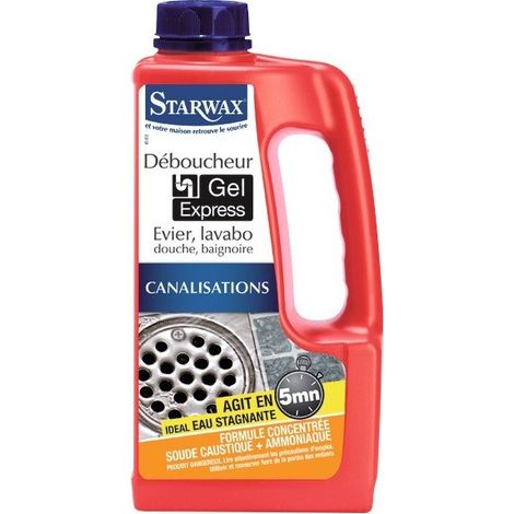 Abflussreiniger Küche/Bad Gel 5 Min 1 Liter - Starwax