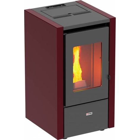 Stufa a Pellet Ventilata King 60T 6,2kW 145m3 Grigio - 505660