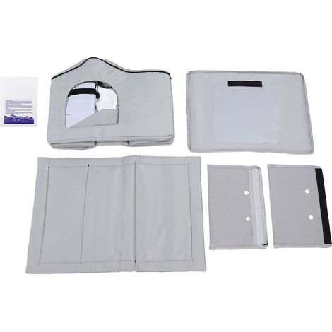Ortviai Tenda Refrigerante per Animali – Riduce Temp. di 8°C con 10 Ghiaccioli, Tessuto Oxford e Alluminio – Design Pieghevole – Ideale per Gatti e Cani (1/5)