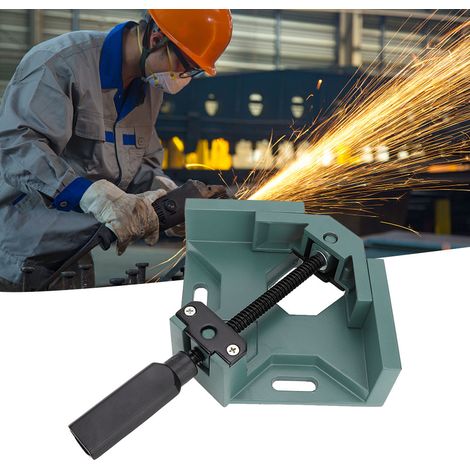 Pince d'angle à poignée unique en alliage d'aluminium, équerre de serrage à 90 degrés pour montage de soudage (1/5)