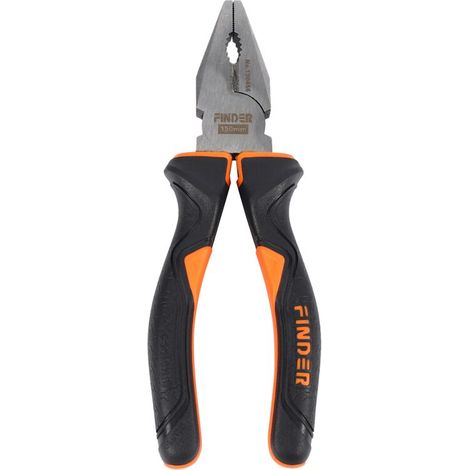 Ensemble d'outils professionnels FINDER 6 pouces : pince à dénuder, pince à sertir, pince à becs fins, outils à main multifonctions. (1/5)