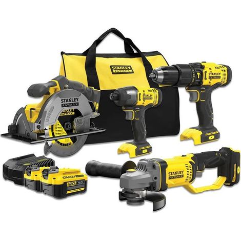 STANLEY ZESTAW V20 (SFMCD716, SFMCF811, SFMCS500, SFMCG400) 2x2,0Ah PROSTACK BL