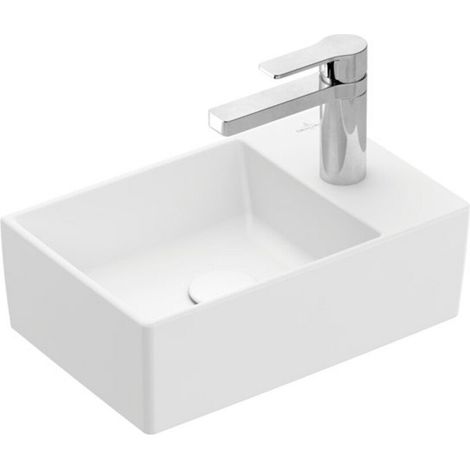Villeroy & Boch Memento 2.0 Handwaschbecken, 1 Hahnloch, ohne (1/3)