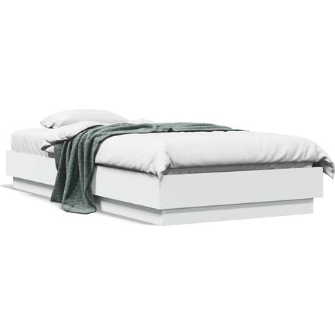 Maison Exclusive - Estructura de cama madera de ingeniería blanca (1/5)
