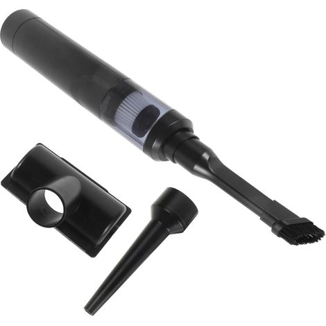 Handstaubsauger, Trockensauger, automatischer Handstaubsauger, Staubsauger fürs Auto, Autostaubsauger, tragbarer Autostaubsauger, tragbarer Staubsauger, schwarzer Kunststoff