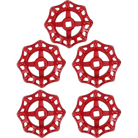 5 Pièces Poignée de Vanne en Fer Épaissi pour Robinet Extérieur (1/5)