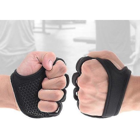 Fitnesshandschuhe, Handschutz für Bodybuilding, Krafttraining und Gewichtheben-L