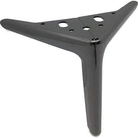 4 pieds de meuble, noirs, 18 cm (1/5)