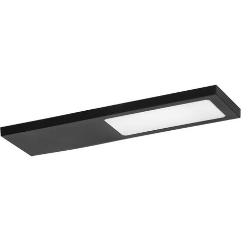 Lámpara LED para bajo mueble PLANA 4W, 240lm, 4000K, negra AD-OM-6476L4/B