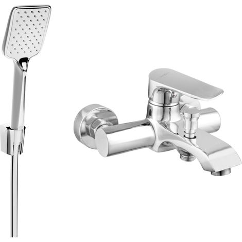 Mexen Pecos R62 batteria da bagno con set doccia, cromata - 7273R62-00 (1/3)