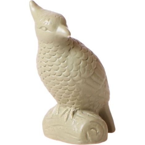 Statuette Décorative de Cacatoès sur Tige pour Plantes et Fleurs en Polystone Vert 12 cm - PANGIVO (1/4)