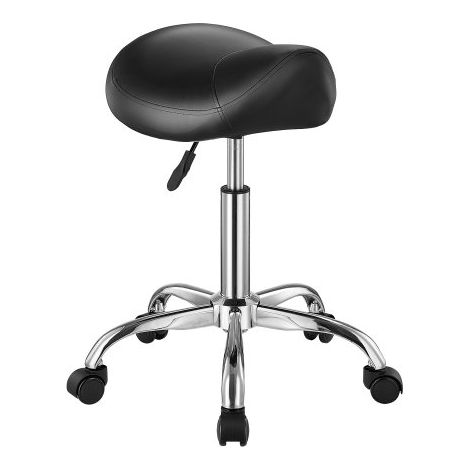 Tabouret de selle à roulettes - capacité poids 204 kg (1/5)