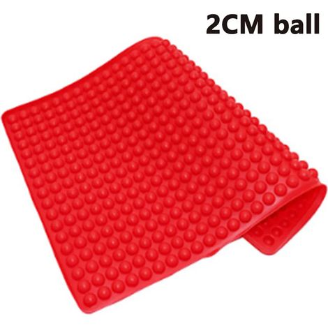 Alfombra de horno de silicona 2cm Alfombra de silicona hemisférica con molde para galletas y golosinas para perros, papel de horno para moldes de chocolate (1/5)