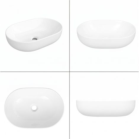 Helmken 83660000 Aufsatzwaschbecken (60x42,5) Weiß (1/5)